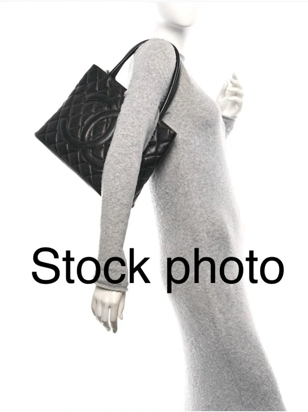 Chanel Quilted Caviar Medallion Tote
